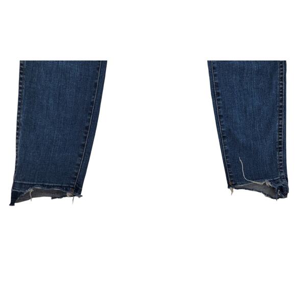 Madewell Curvy High-Rise Distressed Skinny Jeans: Drop Step-Hem Edition Size 27 - Picture 6 of 8